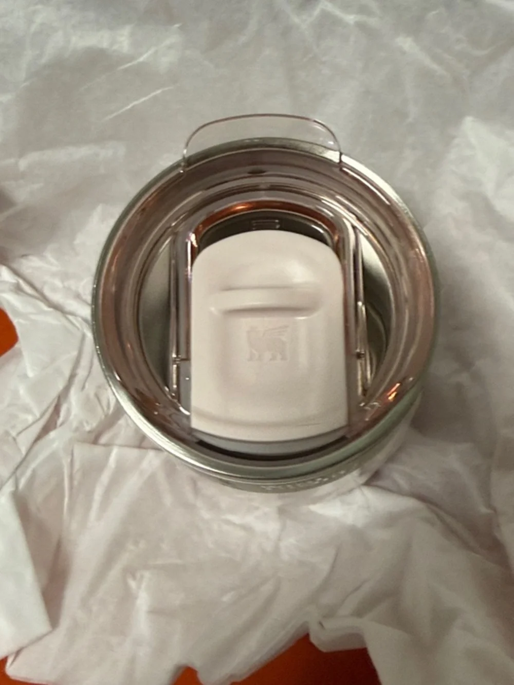 The Reserve Stanley Wine Tumbler. 11oz Rose Quartz. With lid